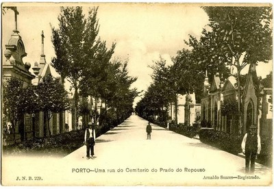 Cemitério do Prado do Repouso, em 1900