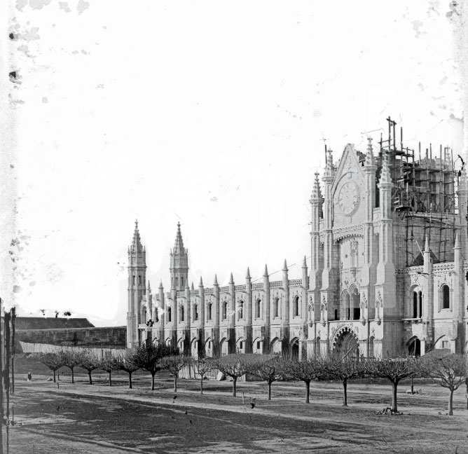 Obras no  Mosteiro dos Jerónimos 1877